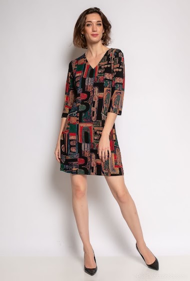 Wholesaler Vega's - Patterned dress