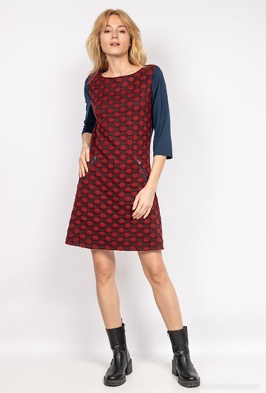 Wholesaler Vega's - Polka-dot dress