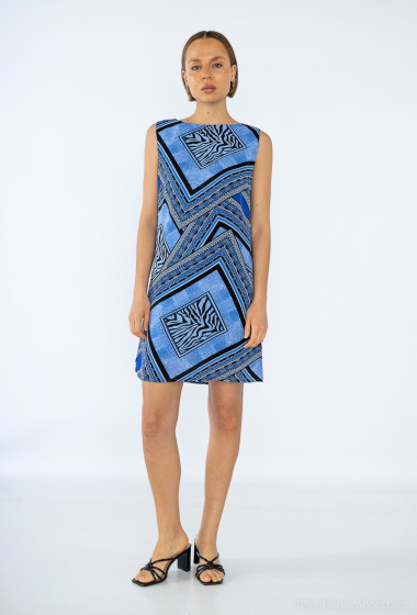 Wholesaler Vega's - Abstract printed dress