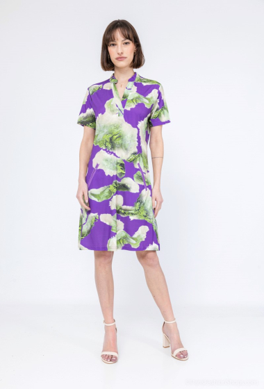 Wholesaler Vega's - Graphic printed dress