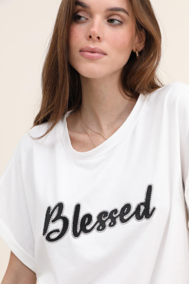 Grossiste Vega's - T-shirt BLESSED