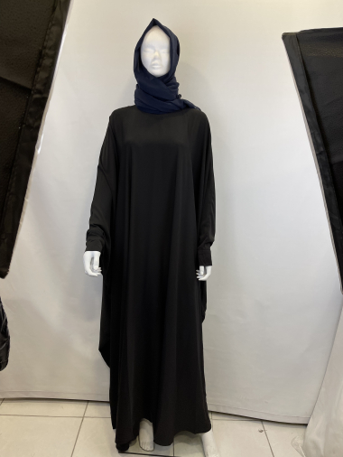 Wholesaler Veijab - FARASHA ABAYA DRESS WITH BUTTON SLEEVES