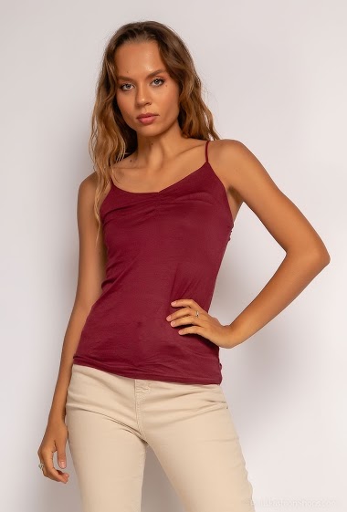 Ruched tank top
