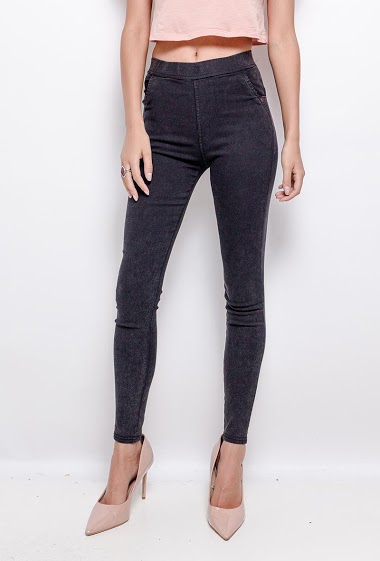 Wholesaler Vera Fashion - Jeggings with 2 pockets front and back