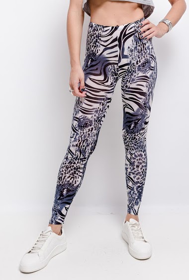 Wholesaler Vera Fashion - leopard print leggings