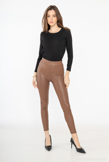 Wholesaler Vera Fashion - High-waisted faux leggings