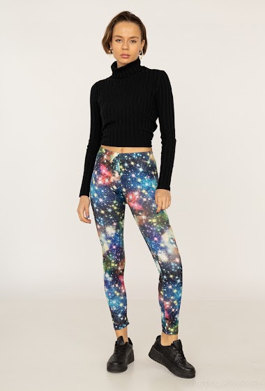 Wholesaler Vera Fashion - Star print leggings