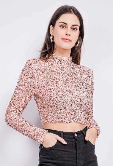 Wholesaler Vera & Lucy - Sequinned blouse