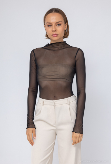 Wholesaler Vera & Lucy - Black mesh bodysuit