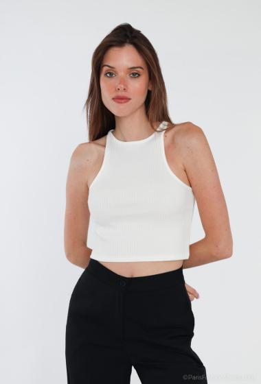 Wholesaler Vera & Lucy - Ribbed cropped tank top
