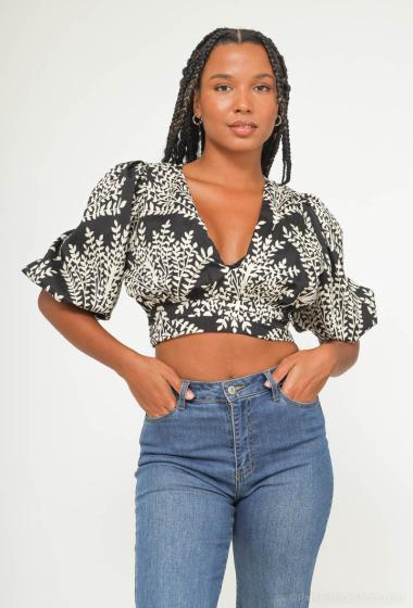 Wholesaler Vera & Lucy - Floral puff sleeve top