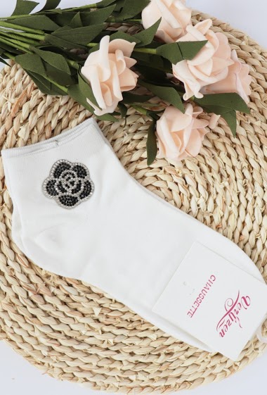 Rose pattern Socks