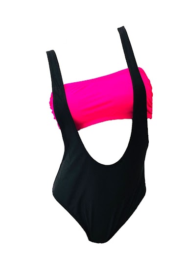 Mayorista Very Zen - Swimsuit with overall-style + bandeau