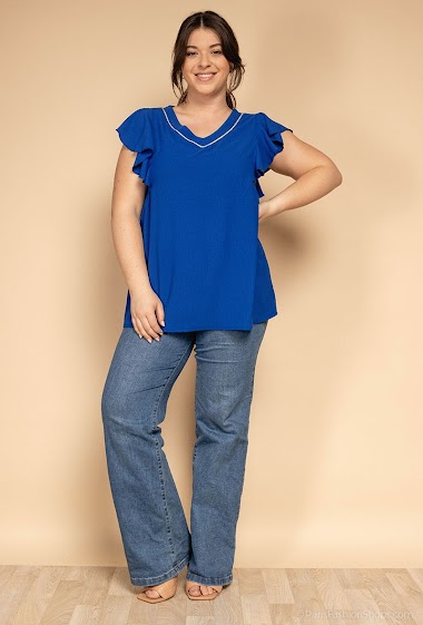 Wholesaler Veti Style - Ruffled blouse