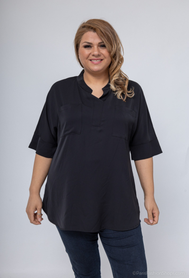 Wholesaler Veti Style - Front blouse with two pockets