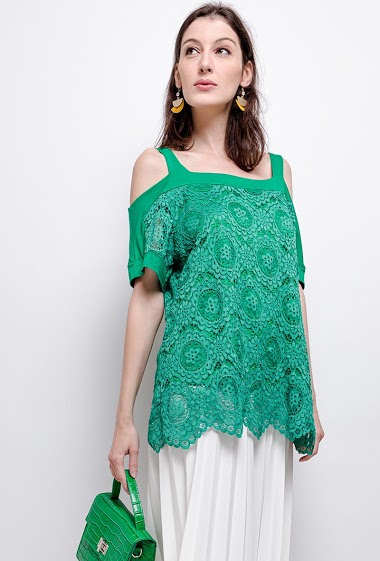 Wholesaler Veti Style - Lace blouse