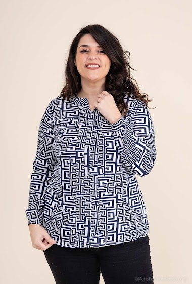 Großhändler Veti Style - Printed blouse