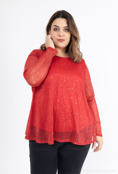 Wholesaler Veti Style - Sparkly blouse