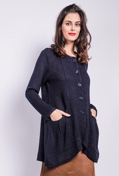 Wholesaler Veti Style - Cardigan with buttons
