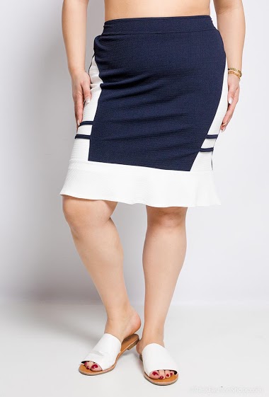 Wholesaler Veti Style - Bicolour skirt