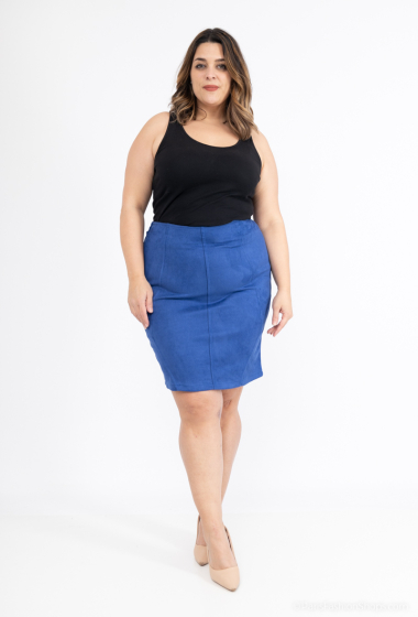 Wholesaler Veti Style - Suede effect skirt lined
