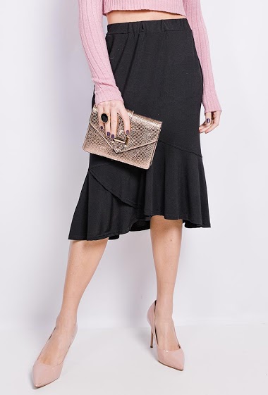 Wholesaler Veti Style - Midi stretch skirt
