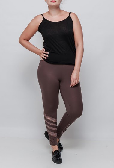Wholesaler Veti Style - Leggings with lace detail