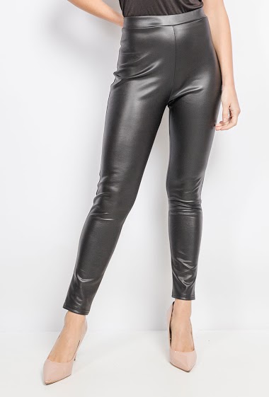Wholesaler Veti Style - Fake leather leggings