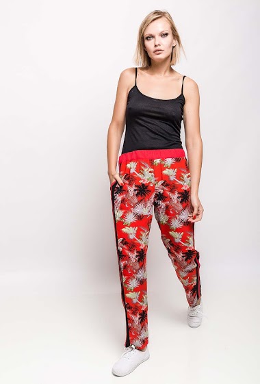 Grossiste Veti Style - Pantalon à fleurs