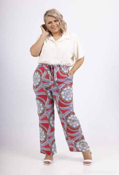 Wholesaler Veti Style - Fluid printed pants