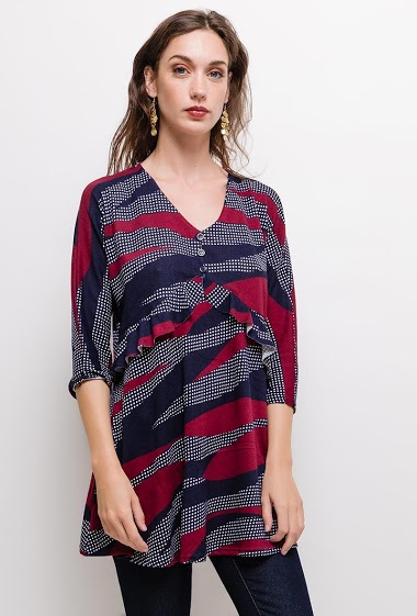 Wholesaler Veti Style - Striped tunic