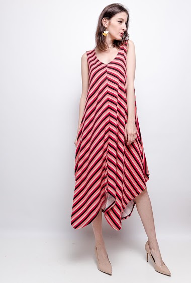 Wholesaler Veti Style - Striped dress