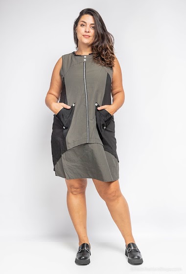 Wholesaler Veti Style - Zipped dress