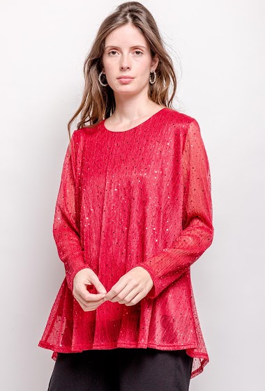 Wholesaler Veti Style - Shiny blouse