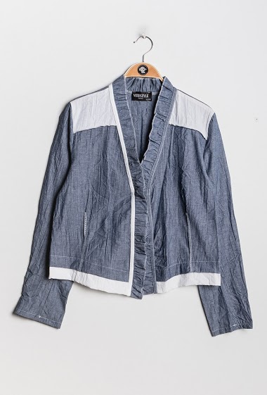 Wholesaler Veti Style - Crinkle effect jacket