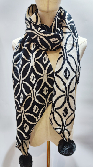 Wholesaler Victoria EL - reversible knit scarf