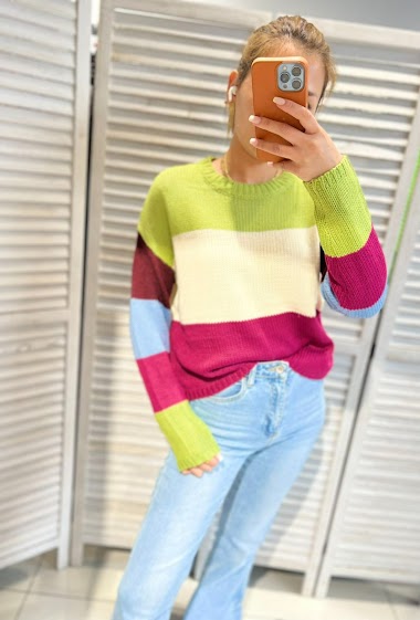Wholesaler Victoria & Isaac - Multi color sweater