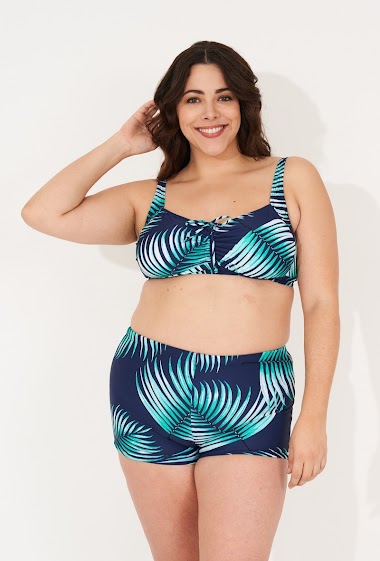 Wholesaler Vidoya Swimwear - Plus-size 2-piece swimsuit shorty style