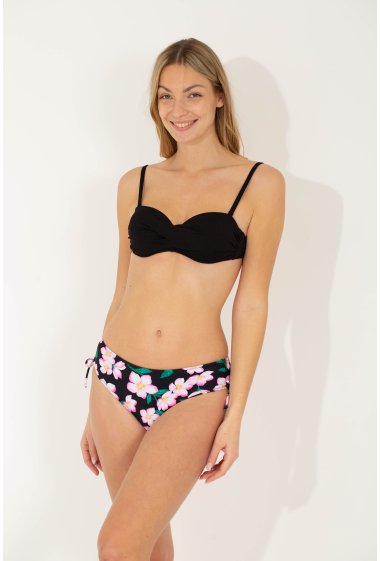 Wholesaler Vidoya Swimwear - 2-piece floral print swimsuit, classic style