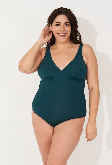 Maillot de bain une pi ce grande taille uniforme. Vidoya Swimwear