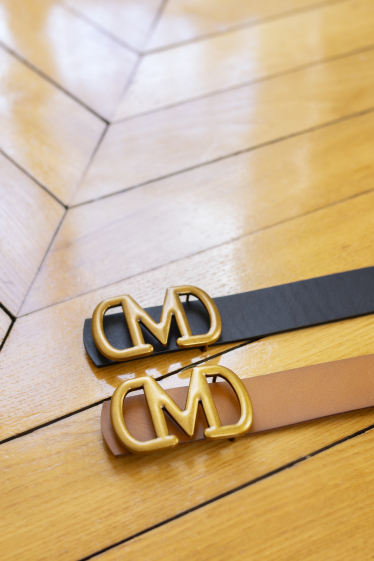 Wholesaler Vimoda - Belt with M buckle