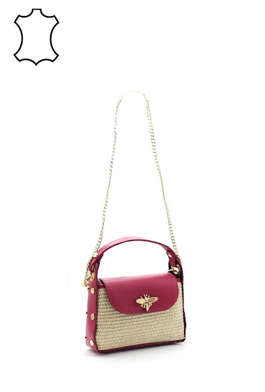 Wholesaler Vimoda - Small leather bag with bee