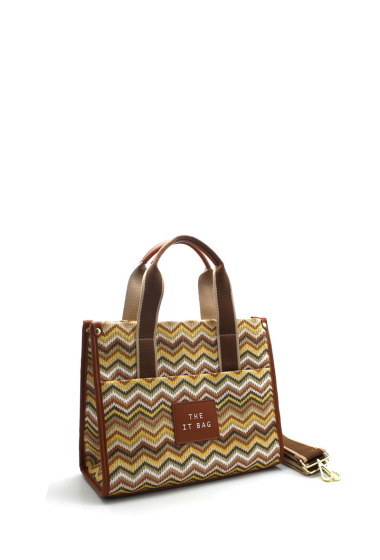 Wholesaler Vimoda - Zig zag pattern handbag