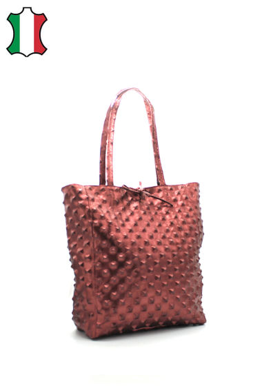 Wholesaler Vimoda - Metallic Leather Handbag