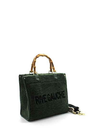 Wholesaler Vimoda - RIVE GAUCHE Shearling effect fur handbag