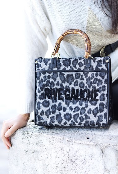 Wholesaler Vimoda - RIVE GAUCHE Leopard print handbag