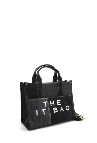 Wholesaler Vimoda - Patchwork denim handbag THE IT BAG