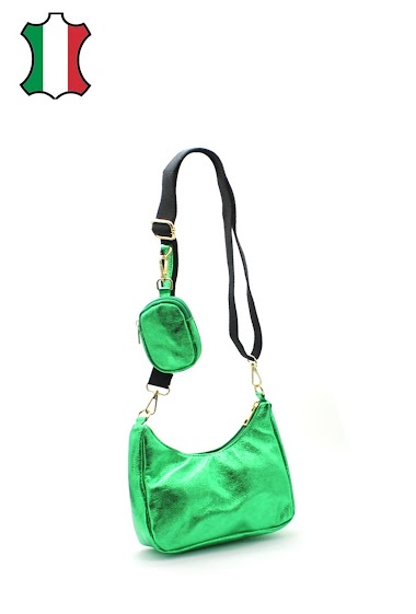 Wholesaler Vimoda - Metallic Leather Shoulder Bag