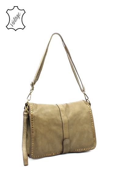 Wholesaler Vimoda - Vintage Leather Shoulder Bag