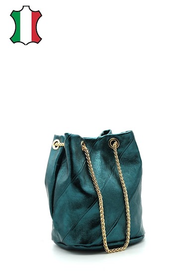 Wholesaler Vimoda - Metallic leather purse bag